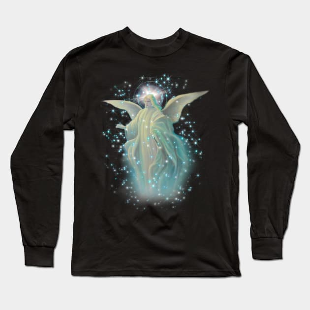 Angel Long Sleeve T-Shirt by TinBennu